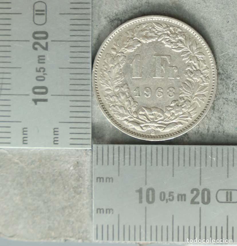 Monedas antiguas de Europa: MONEDA. 1 Franco - Suiza - Helvetia - 1963