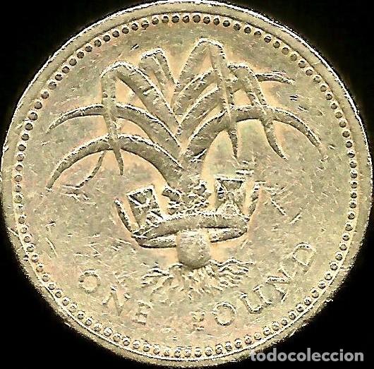 Monedas antiguas de Europa: REINO UNIDO 1985 - 1 POUND - KM 941 - CIRCULADA