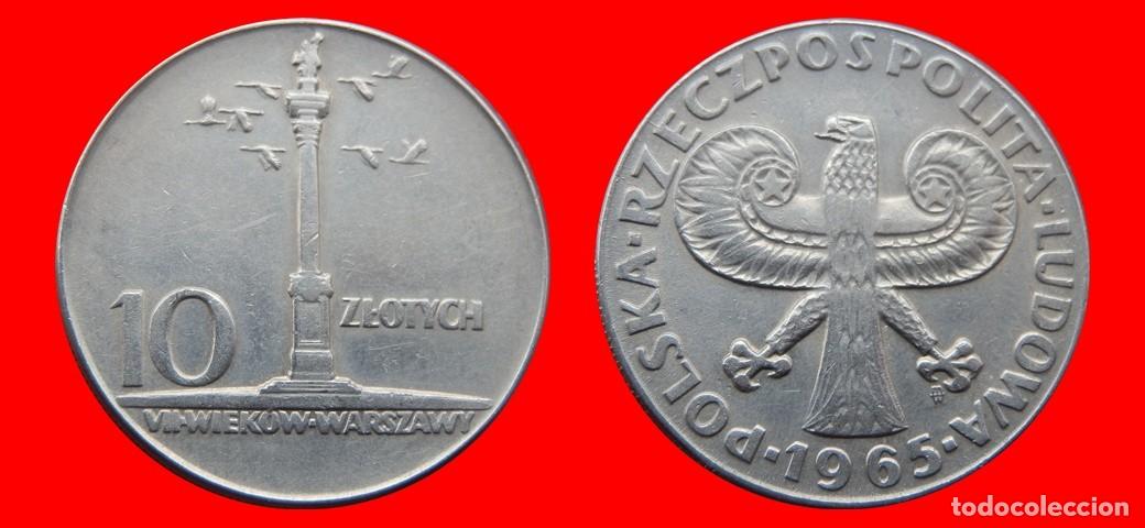 Monedas antiguas de Europa: 10 ZLOTE ZLOTYCH 1965 POLONIA-144530