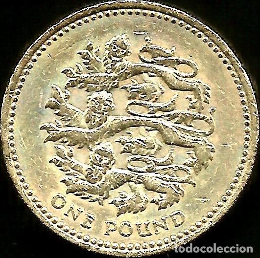 Monedas antiguas de Europa: REINO UNIDO 2002 - 1 POUND - KM 1030 - CIRCULADA