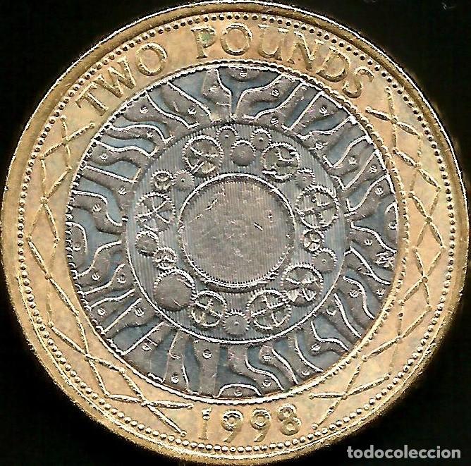 Monedas antiguas de Europa: REINO UNIDO 1998 - 2 POUNDS - KM 994 - CIRCULADA