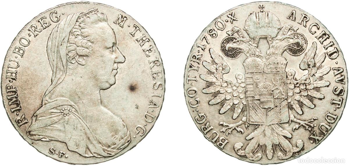 Monedas antiguas de Europa: Austria Empire 1780 SF 1 Thaler - Maria Theresia Silver (.833) Royal Mint (Tower Hill) 28g AU KM T