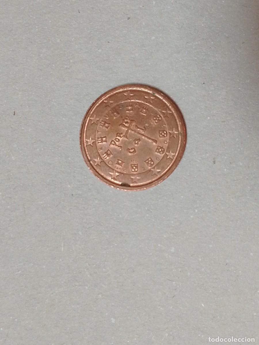 Monedas antiguas de Europa: Moneda 2 centimos de euro, Portugal, a&ntilde;o 2002