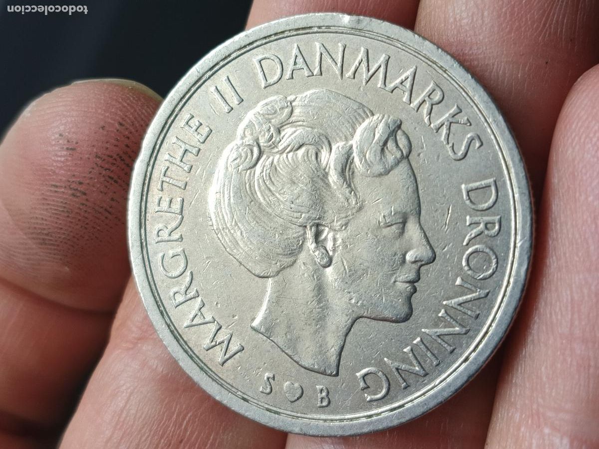 Monedas antiguas de Europa: Dinamarca 5 kroner 1977