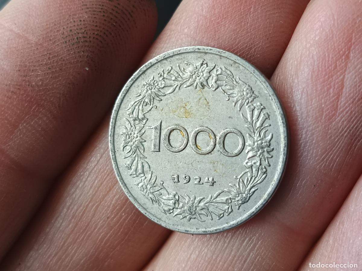 Monedas antiguas de Europa: AUSTRIA 1000 Coronas 1924