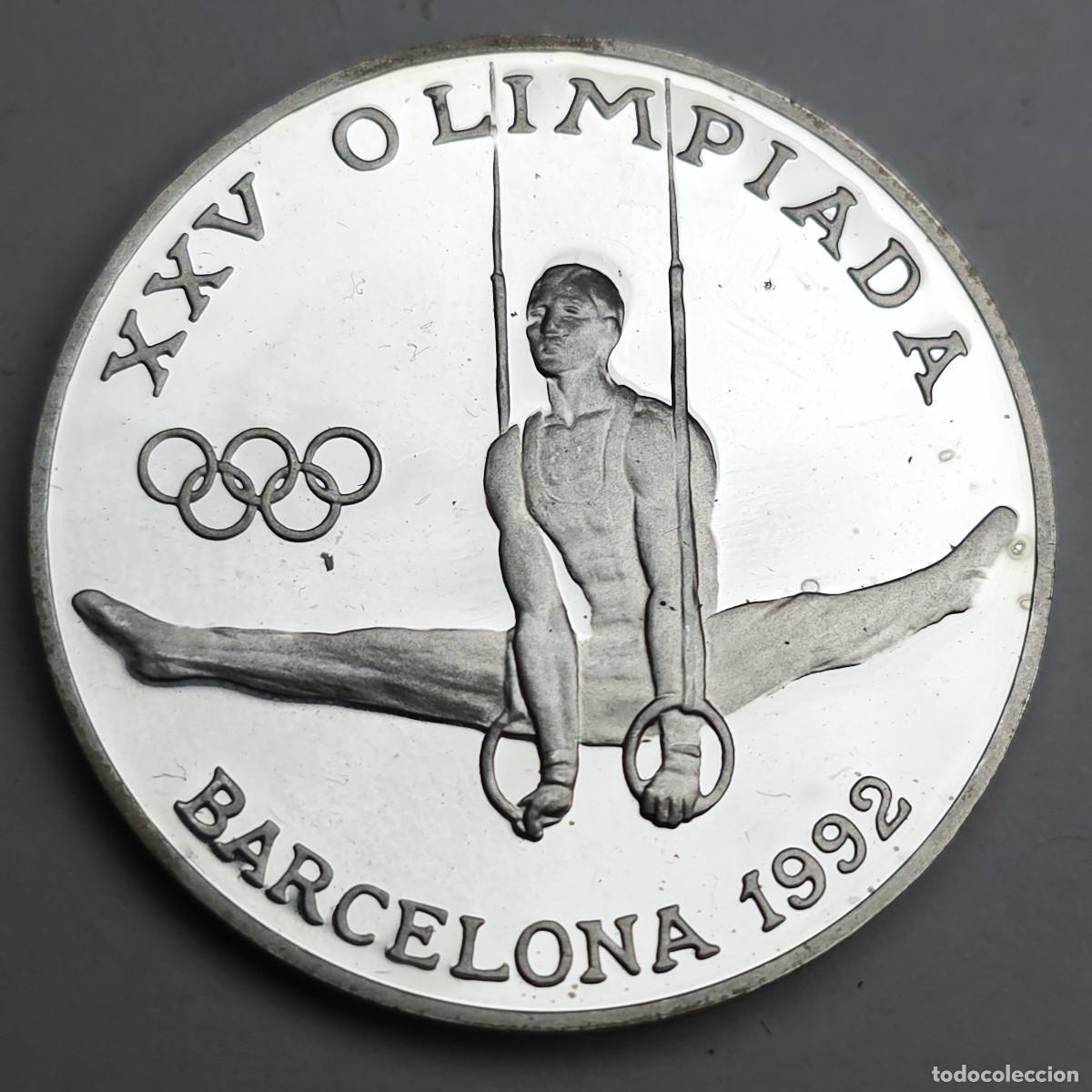 Monedas antiguas de Europa: MONEDA PLATA ANDORRA 20 DINERS 1988 OLIMPIADAS BARCELONA '92 PROOF