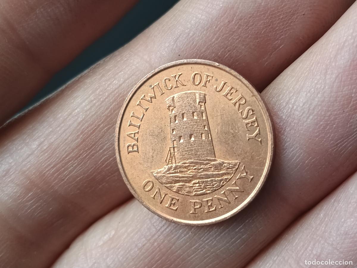 Monedas antiguas de Europa: 1 Penny 1990 Isla de Jersey