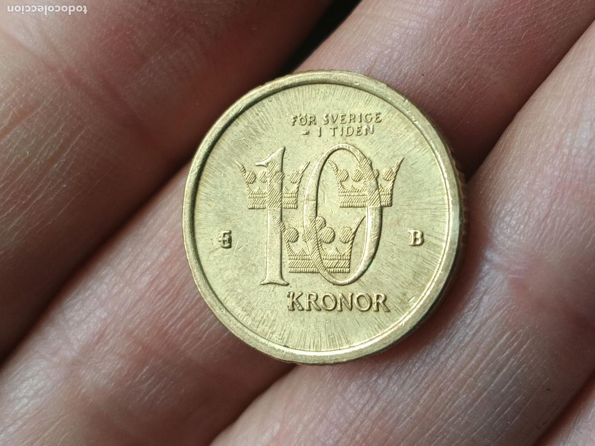 Monedas antiguas de Europa: 10 CORONAS 2002 SUECIA
