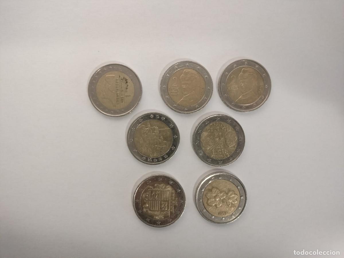 Monedas antiguas de Europa: LOTE 7 MONEDAS de 2 EUROS