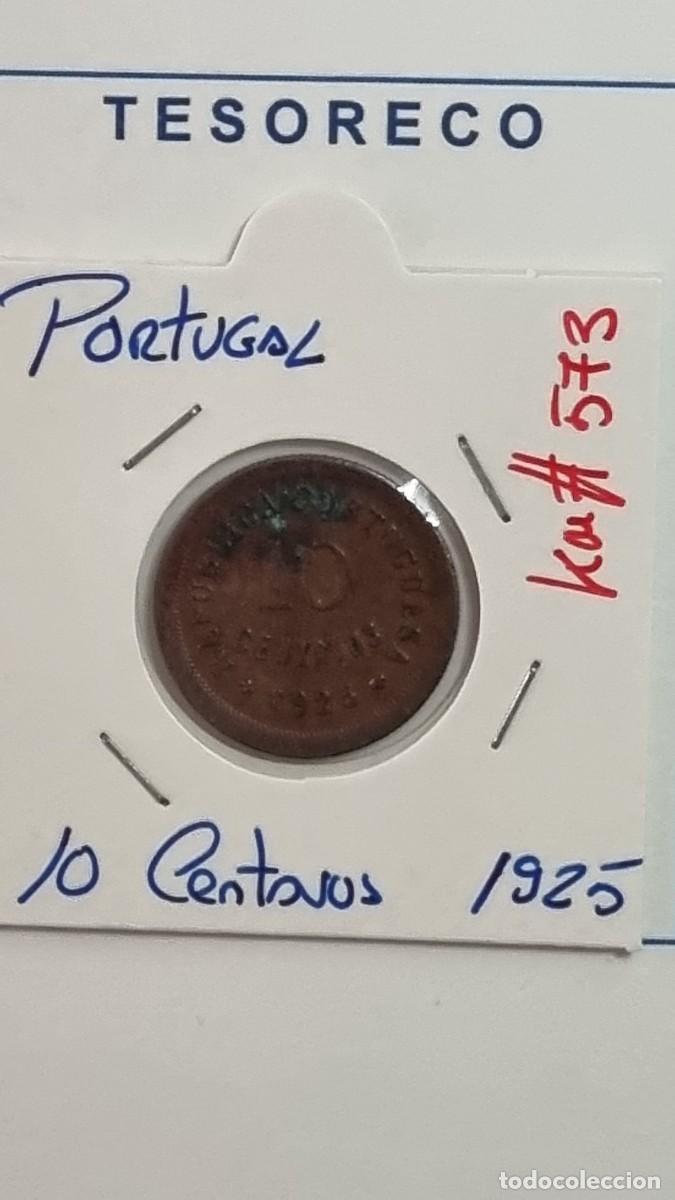 Monedas antiguas de Europa: PORTUGAL: MONEDA DE 10 CENTAVOS 1925 - KM#573 - Ref.: 047