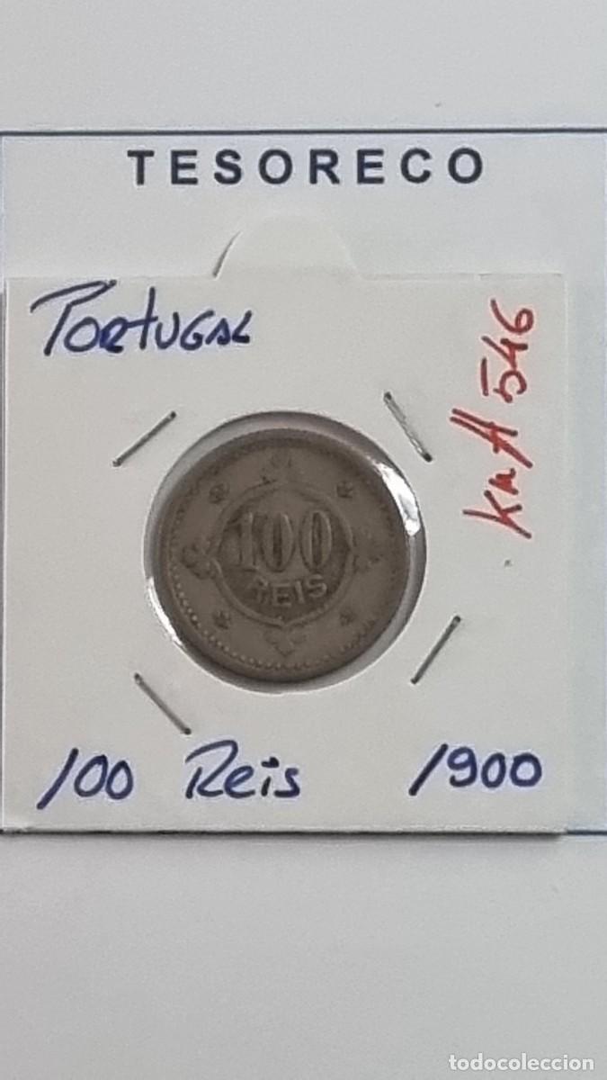 Monedas antiguas de Europa: PORTUGAL: MONEDA DE 100 R&Eacute;IS 1900 - KM#546 - Ref.: 048