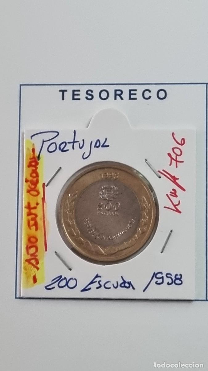Monedas antiguas de Europa: PORTUGAL: MONEDA DE 200 ESCUDOS 1998 &rdquo;A&ntilde;o Internacional Oc&eacute;anos&rdquo; - KM#706 - Ref.: 051