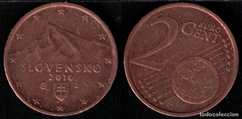Monedas antiguas de Europa: Eslovaquia 2010 Pi&egrave;ce de Monnaie 2 centimes euro Mont Krivan Tatras RP107