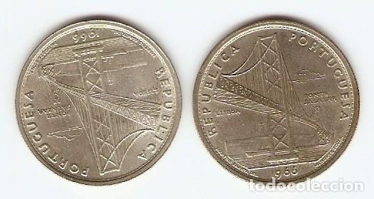 Monedas antiguas de Europa: PORTUGAL DOS MONEDAS DE 20 ESCUDOS 1966