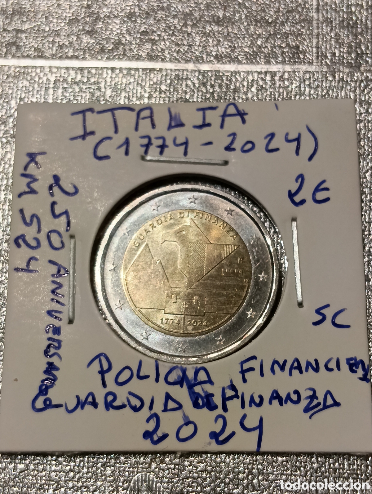 Monedas antiguas de Europa: Italia 2 &euro; conmemorativa 1774-2024 sc