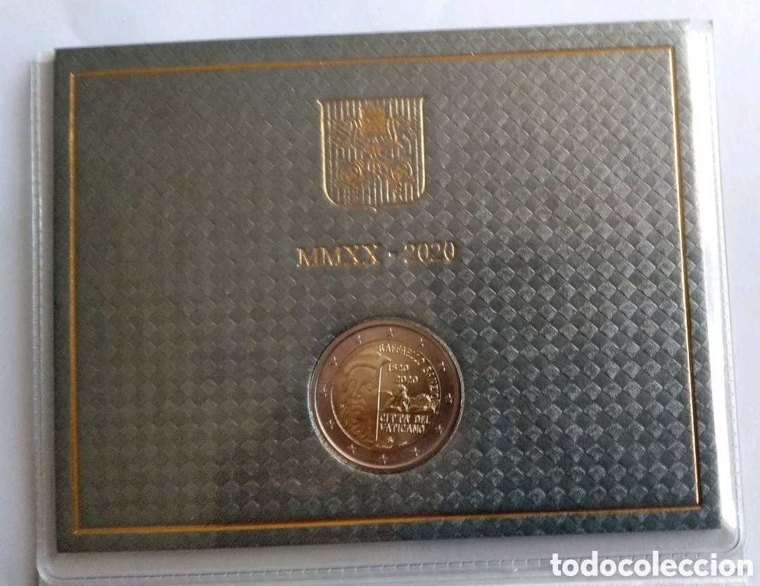 Monedas antiguas de Europa: 2 euros vaticano 2020 Sanzio sc