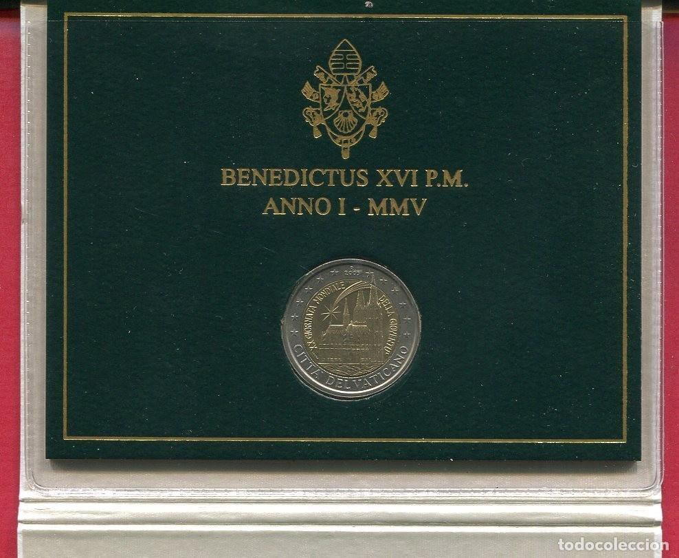 Monedas antiguas de Europa: VATICANO 2 EURO 2005 - XX JORNADA MUNDIAL DE LA JUVENTUD