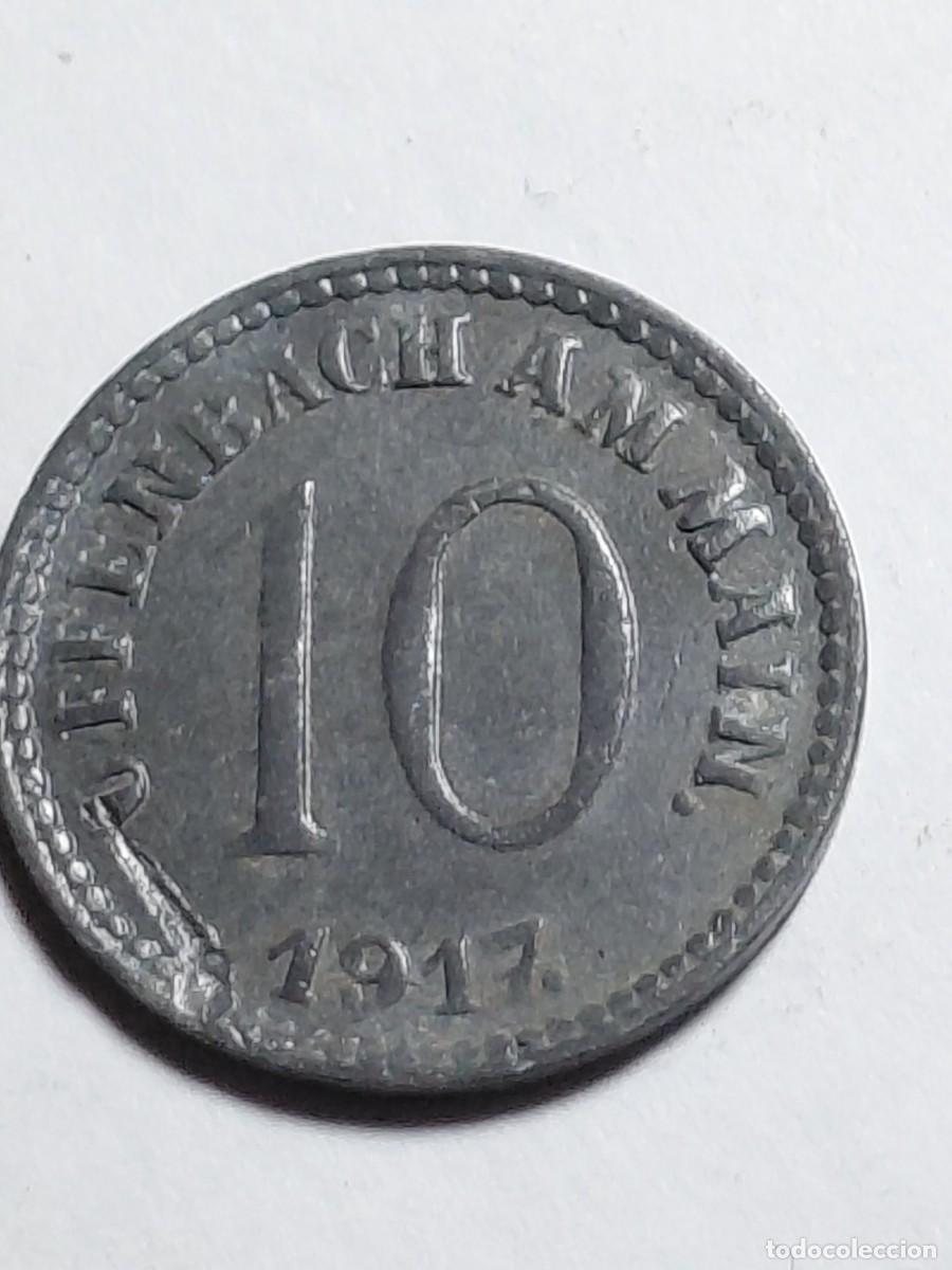 Monedas antiguas de Europa: ALEMANIA NOTGEL - OFFENBACH AM MAIN 10 PFENNIG 1917