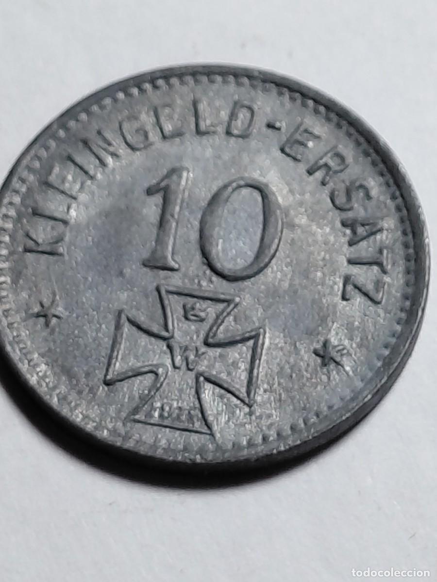 Monedas antiguas de Europa: ALEMANIA NOTGEL - WALDSEE 10 PFENNIG 1918