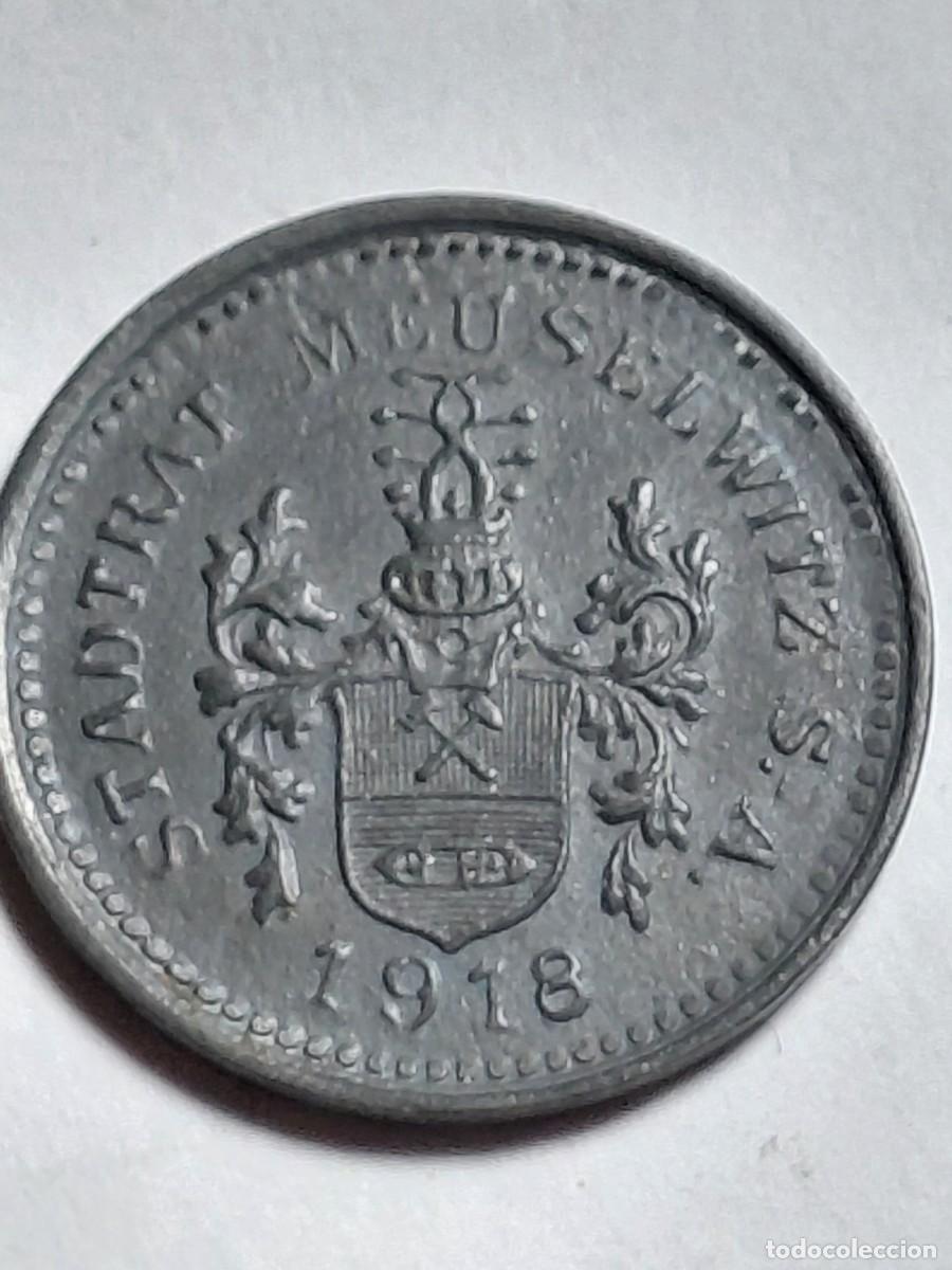 Monedas antiguas de Europa: ALEMANIA NOTGEL - MEUSELWITZ 10 PFENNIG 1918