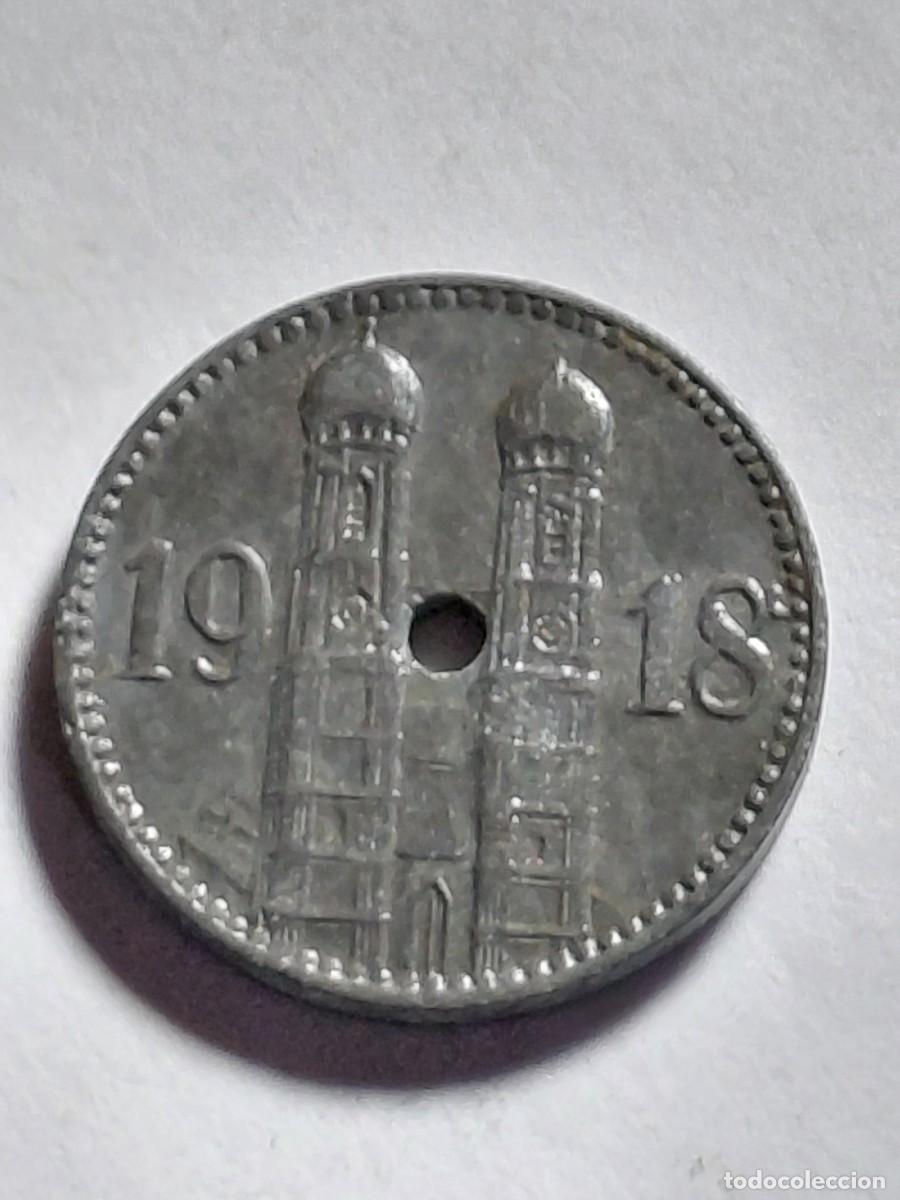 Monedas antiguas de Europa: ALEMANIA NOTGEL - M&Uuml;NCHEN 15 PFENNIG 1918