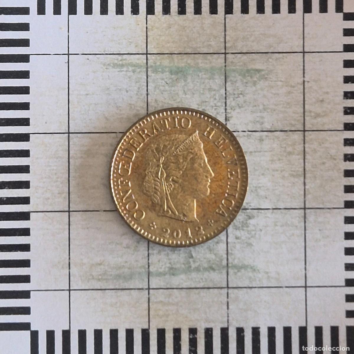 Old Coins of Europe: 5 RAPPEN, SUIZA. 2012. (KM#26c).