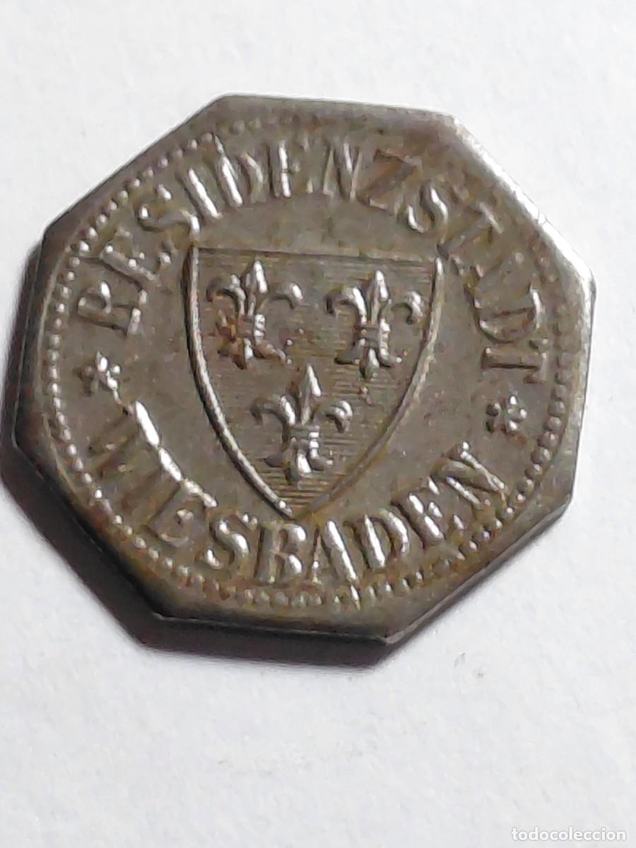 Old Coins of Europe: ALEMANIA NOTGEL - WIESBADEN 10 PFENNIG 1917
