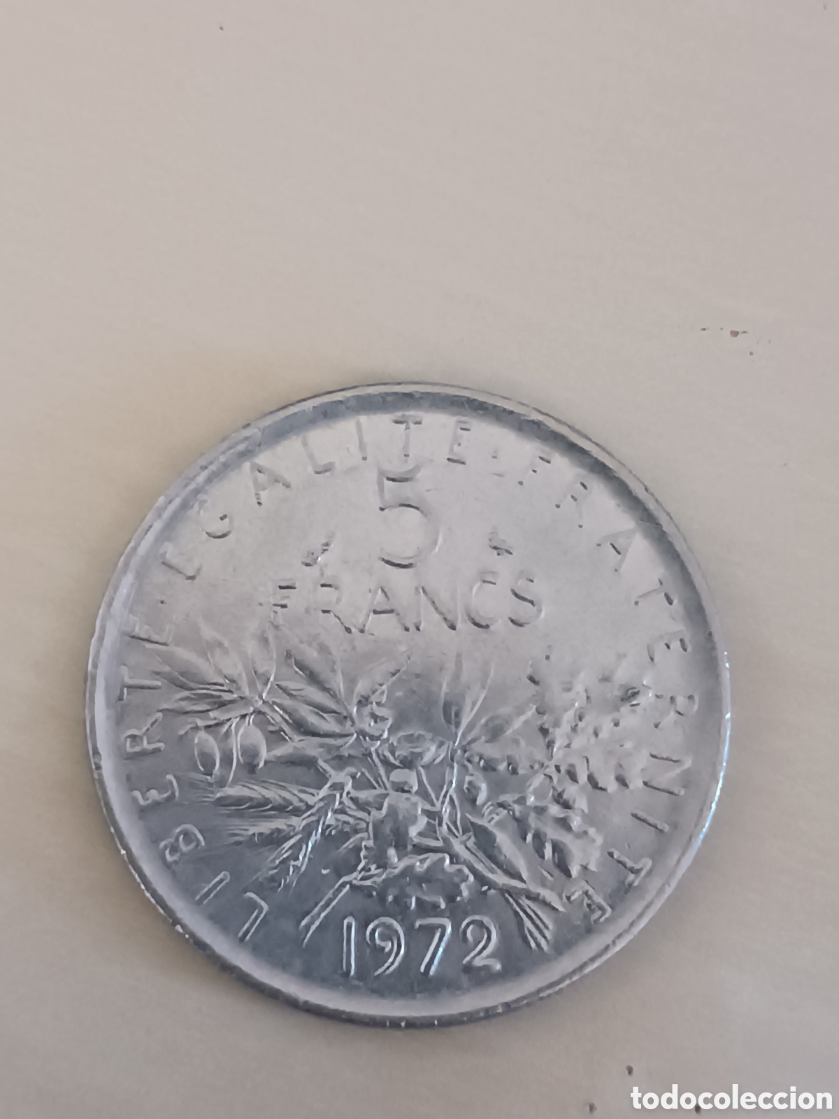 Old Coins of Europe: 5 Francos Francia 1972