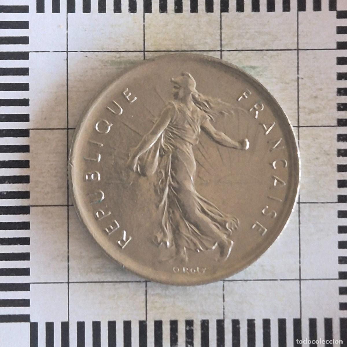 Monedas antiguas de Europa: 5 FRANCOS, FRANCIA. 1972. (KM#926a.1).