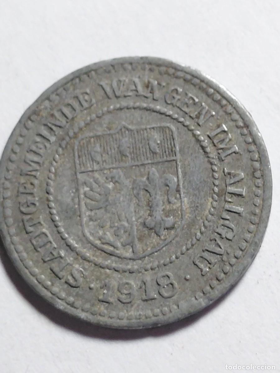 Monedas antiguas de Europa: ALEMANIA NOTGEL - WANGEN 10 PFENNIG 1918