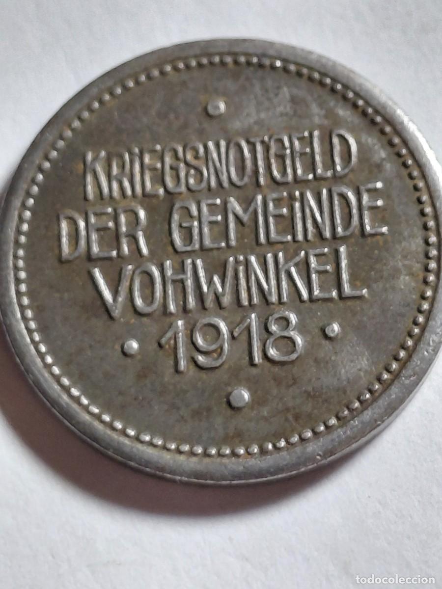 Monedas antiguas de Europa: ALEMANIA NOTGEL - VOHWINKEL 10 PFENNIG 1918