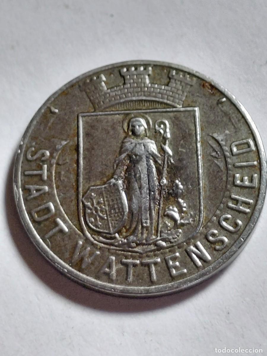 Monedas antiguas de Europa: ALEMANIA NOTGEL - WATENSCHEID PFENNIG 1919