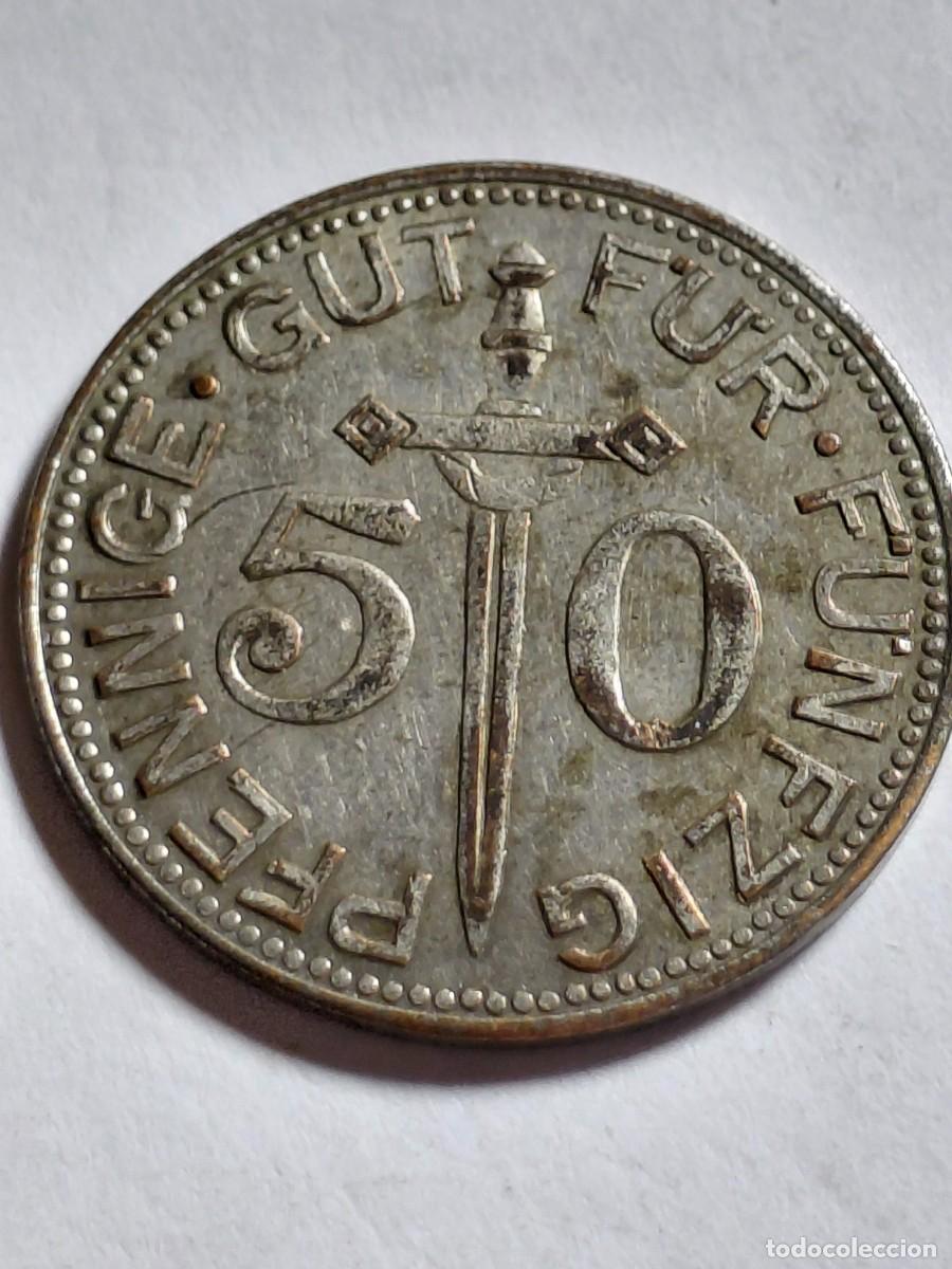 Monedas antiguas de Europa: ALEMANIA NOTGEL - SOLINGEN 50 PFENNIG 1917 HIERRO