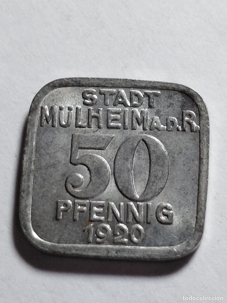 Monedas antiguas de Europa: ALEMANIA NOTGEL - MULHEIM RUHR 50 PFENNIG 1920