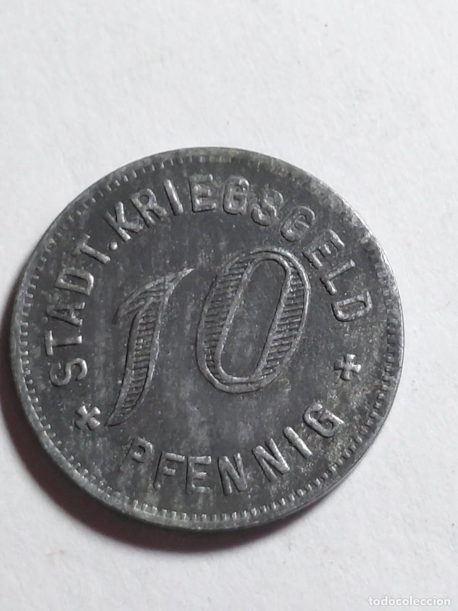 Monedas antiguas de Europa: ALEMANIA NOTGEL - KIRCHHEIM 10 PFENNIG 1919
