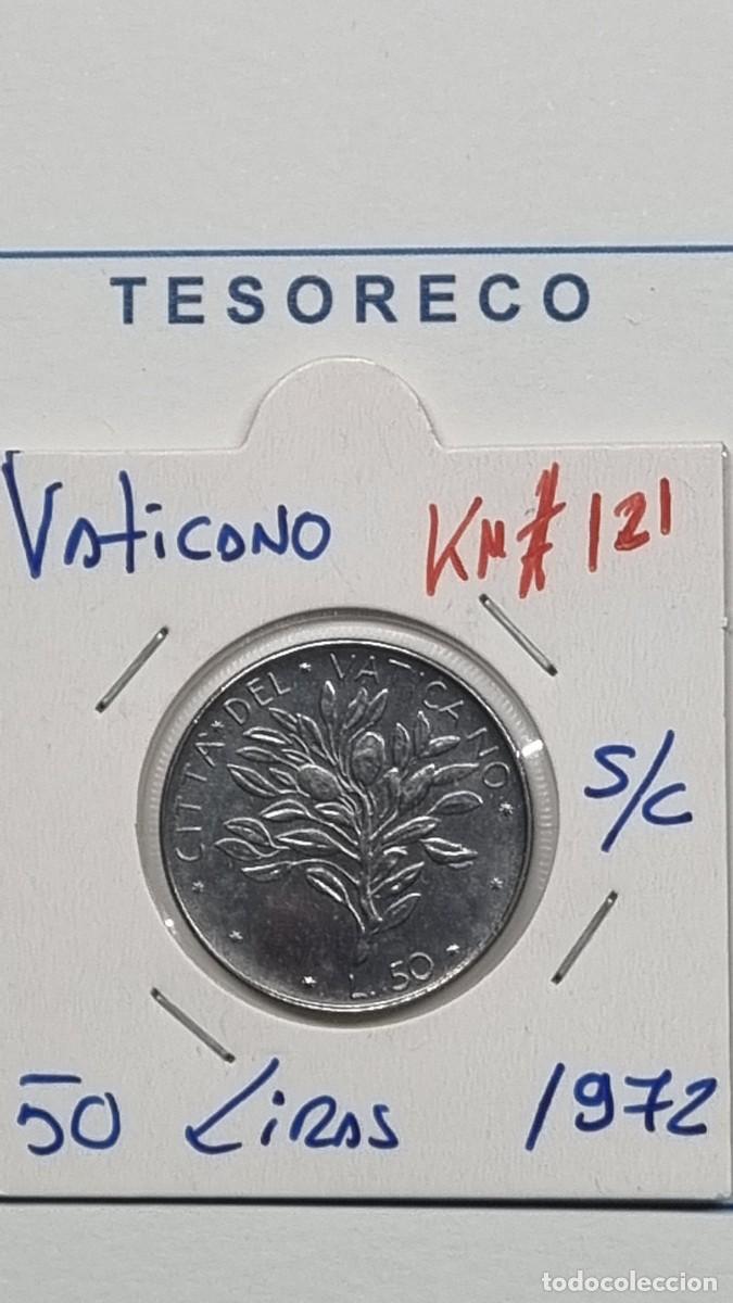Monedas antiguas de Europa: VATICANO: MONEDA DE 50 LIRAS 1972 S/C - KM#121 - Ref.: 080