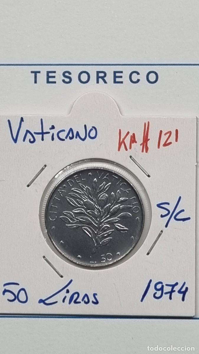 Monedas antiguas de Europa: VATICANO: MONEDA DE 50 LIRAS 1974 S/C - KM#121 - Ref.: 081