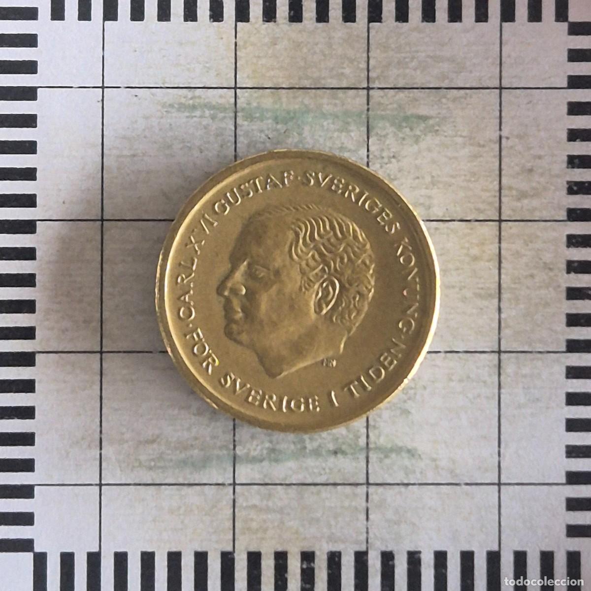 Monete antiche di Europa: 10 KRONOR, SUECIA. CARLOS XVI GUSTAVO, 1991. (KM#877).