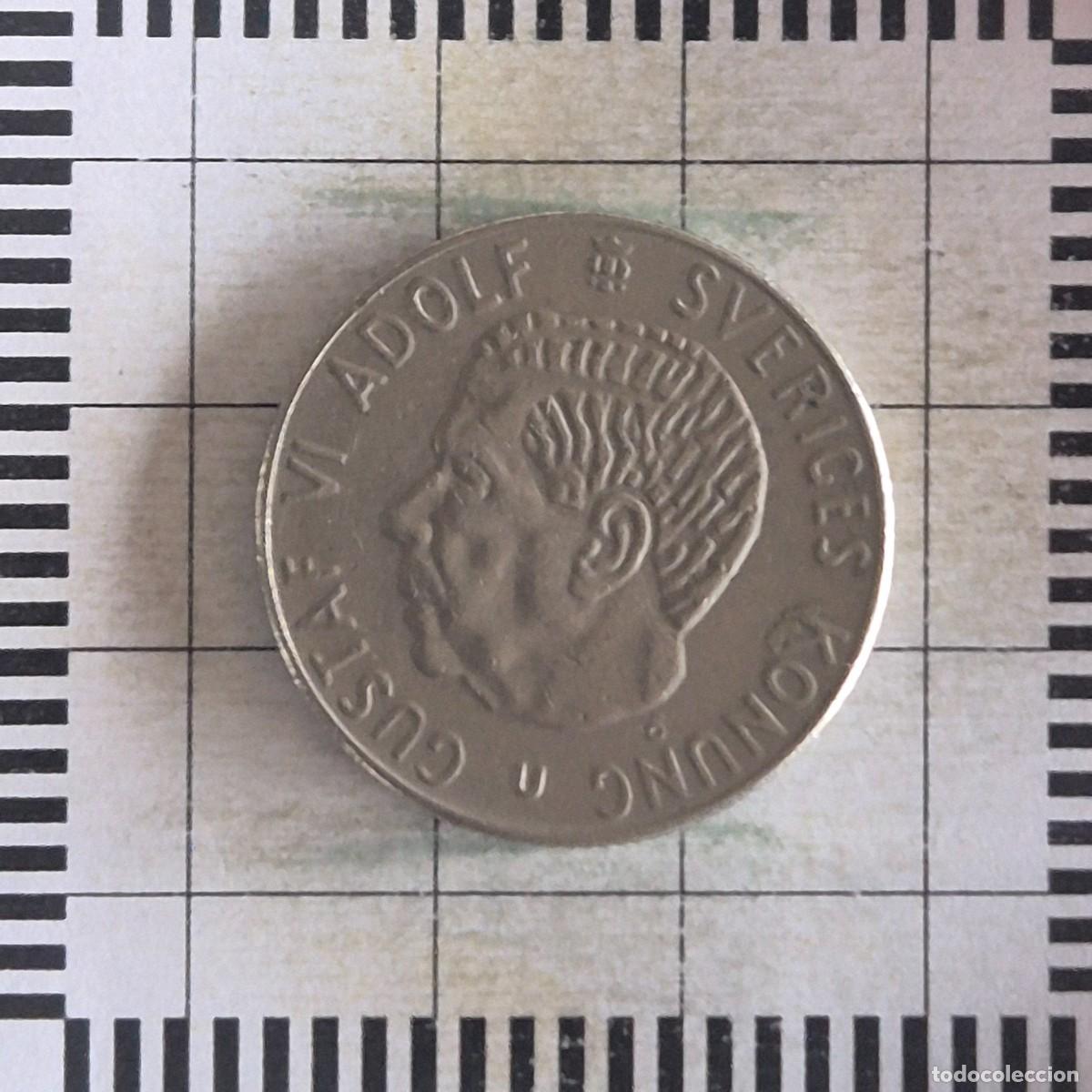 Monete antiche di Europa: 1 KRONA, SUECIA. GUSTAVO VI ADOLFO, 1970. (KM#826a).