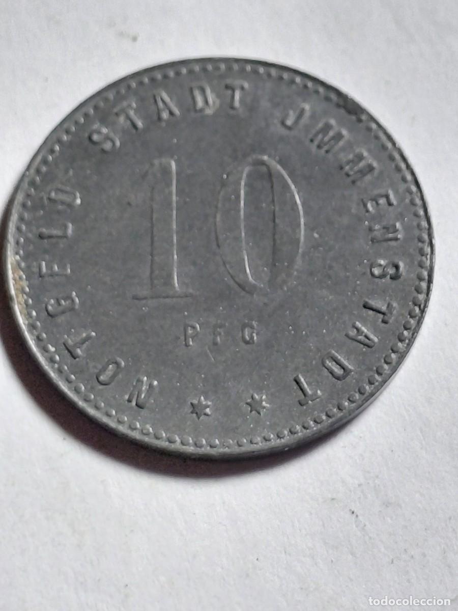 Old Coins of Europe: ALEMANIA NOTGEL - JMMENSTADT 10 PFENNIG 1919