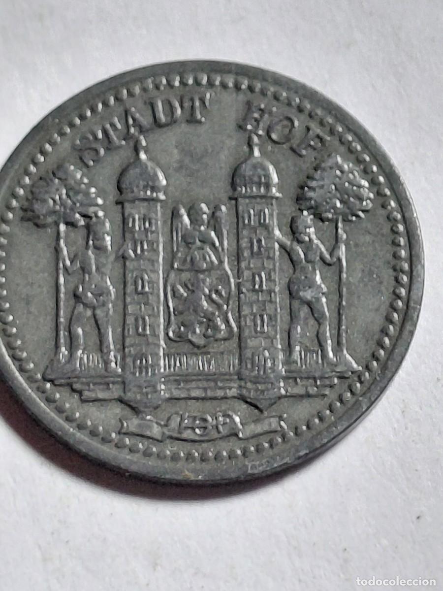 Monedas antiguas de Europa: ALEMANIA NOTGEL - HOF 10 PFENNIG 1918