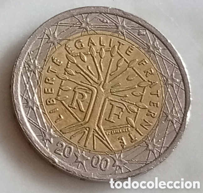Monedas antiguas de Europa: Moneda de Francia del a&ntilde;o 2000
