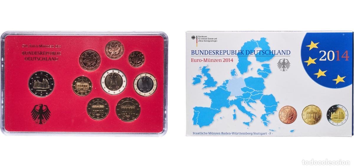 Monedas antiguas de Europa: Germany Federal Republic 2014 F Proof Euro set with 9 coins (Bundesl&auml;nder - &rdquo;Niedersachsen&rdquo;) Bimeta