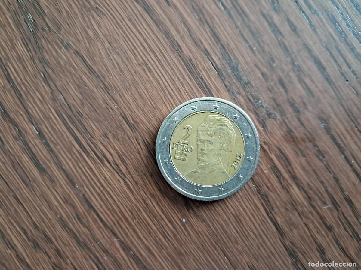 Monedas antiguas de Europa: moneda de 2 euros de Austria, a&ntilde;o 2012.