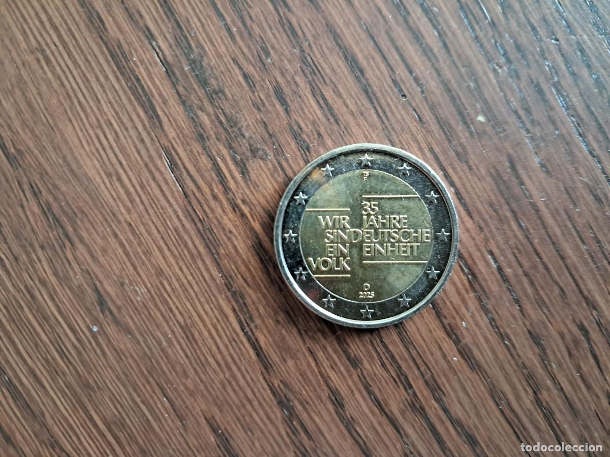Monedas antiguas de Europa: Moneda 2 Euros Conmemorativa Alemania 2025 - 35 Aniversario de la Unidad Alemana - Ceca F