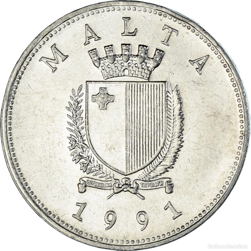 Monedas antiguas de Europa: [#1469941] Moneda, Malta, Lira, 1991