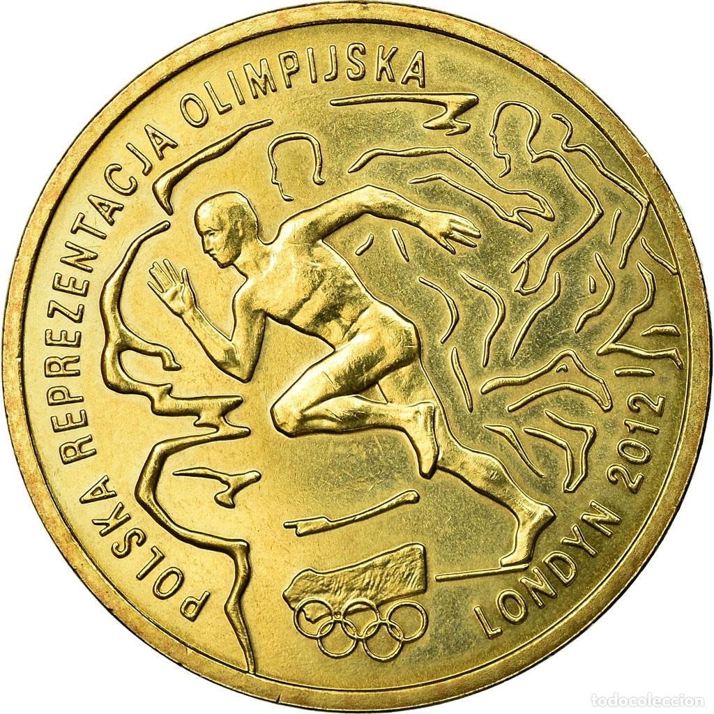 Monedas antiguas de Europa: [#589600] Moneda, Polonia, London Olympics, 2012; Polish Team, 2 Zlote, 2012, Warsaw, EBC