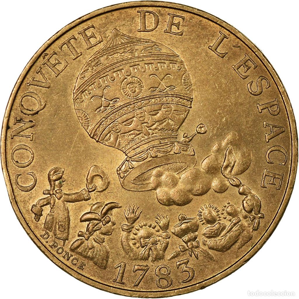 Monedas antiguas de Europa: [#727168] Moneda, Francia, La conqu&ecirc;te, 10 Francs, 1983, Paris, MBC, N&iacute;quel - bronce