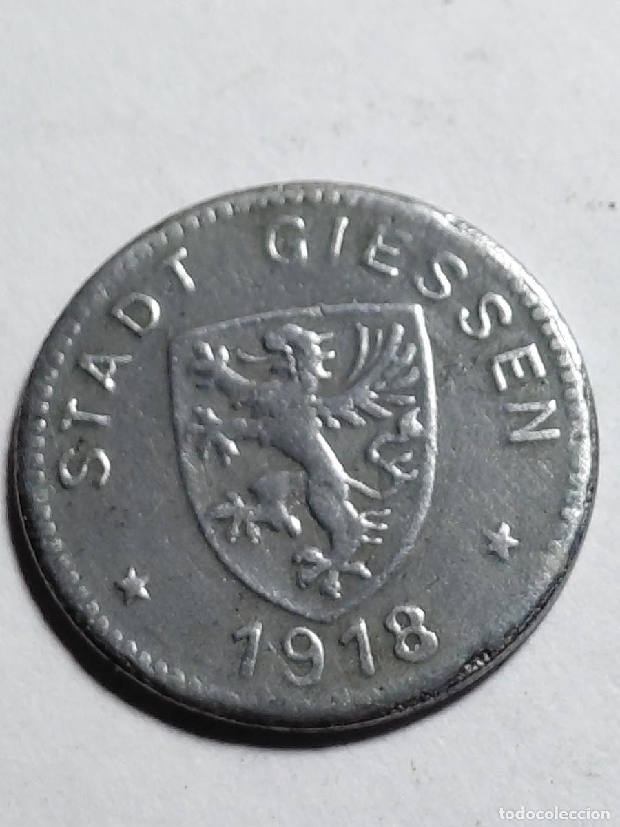 Monedas antiguas de Europa: ALEMANIA NOTGEL - GIESSEN 10 PFENNIG 1918 HIERRO
