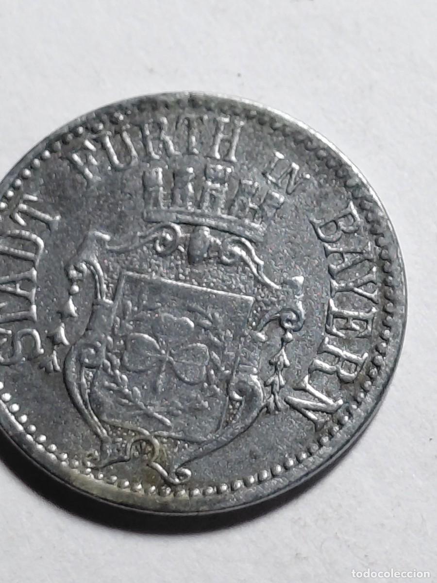 Monedas antiguas de Europa: ALEMANIA NOTGEL - FURTH IN BAYERN 10 PFENNIG 1917 ZINC